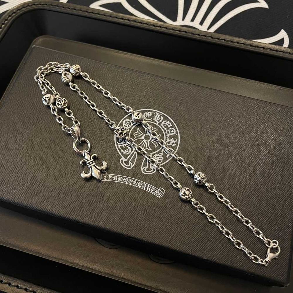 chrome hearts anchor necklace
